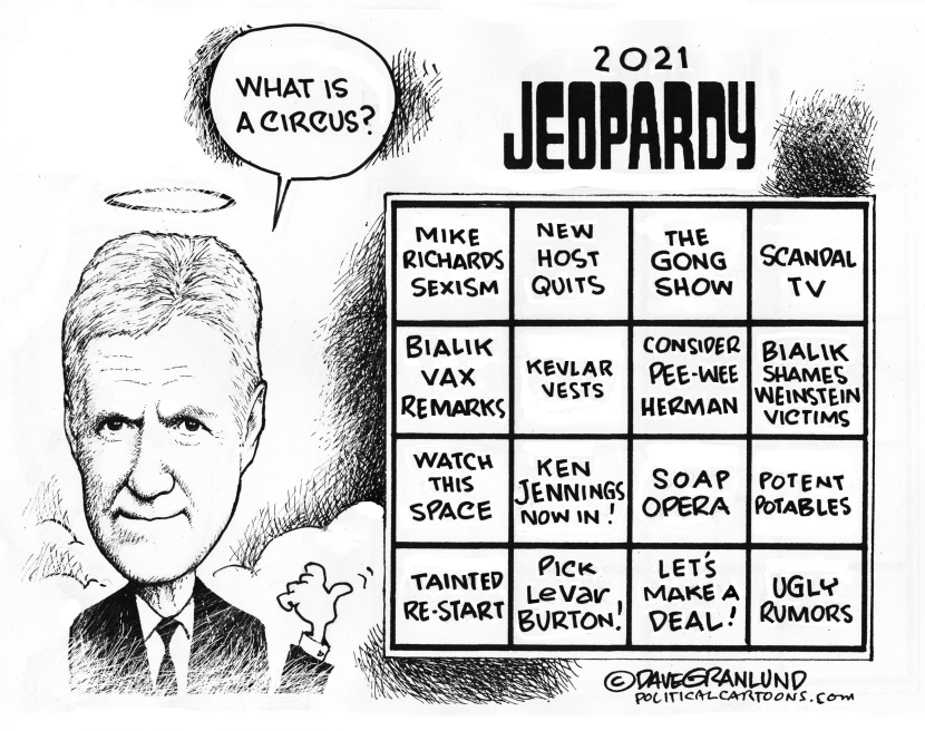 Jeopardy new hosts circus