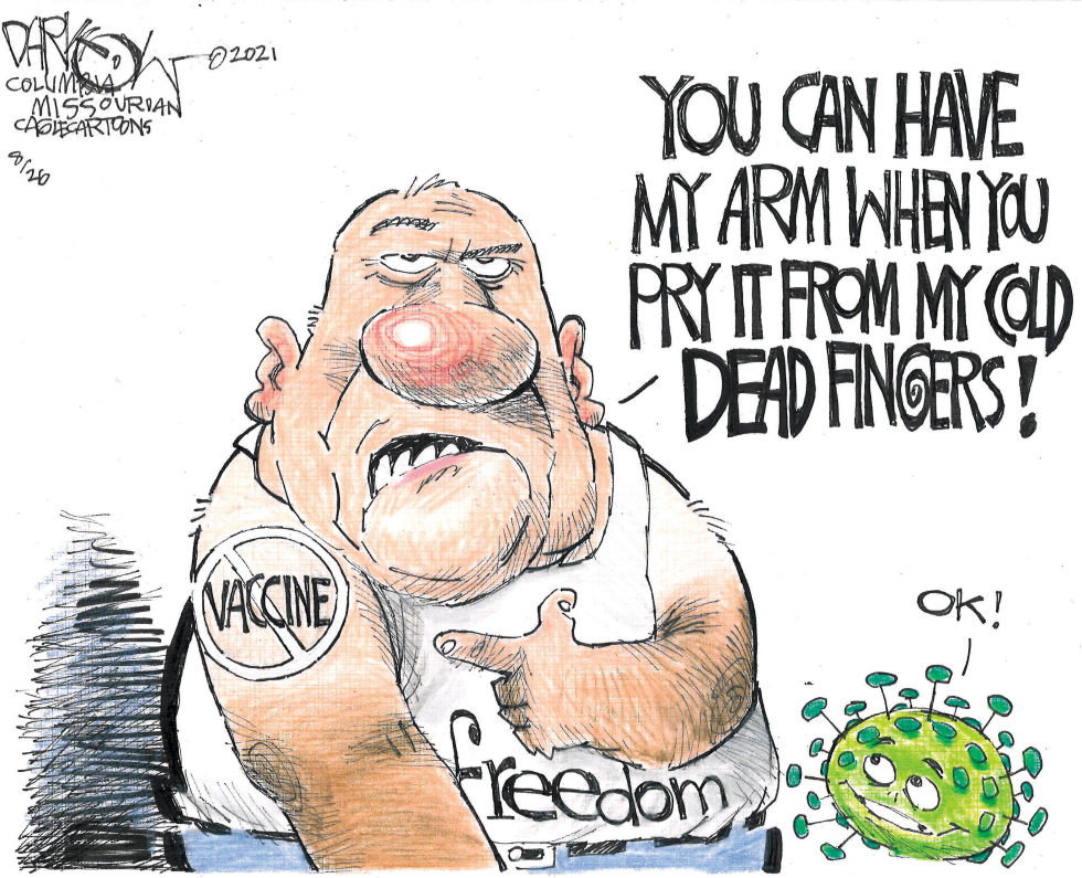 Unarmed from the virus