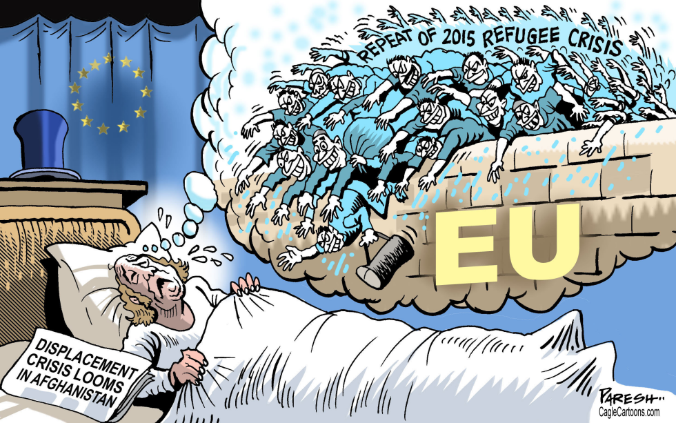 Afghan refugee and EU