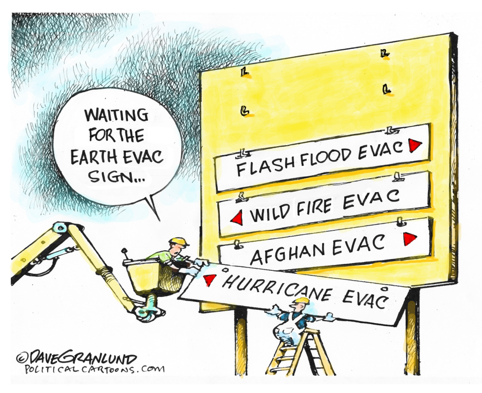 Evacuation signs