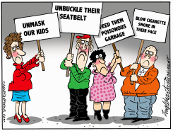 PUTTING OUR KIDS IN DANGER by Bob Englehart