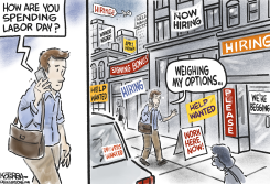 LABOR SHORTAGE  by Jeff Koterba