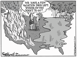 END OF SUMMER by Bob Englehart