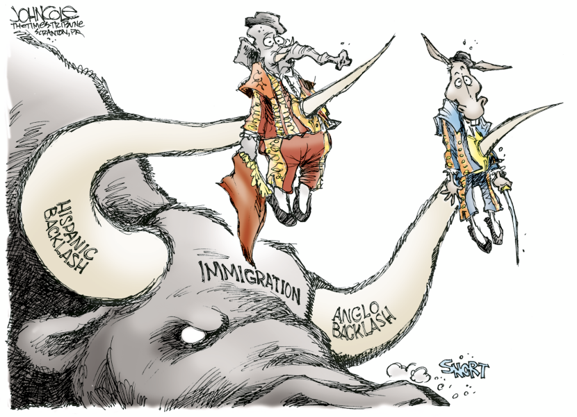 Immigration dilemma -- color
