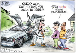 TEXAS: BACK TO THE PAST by Christopher Weyant