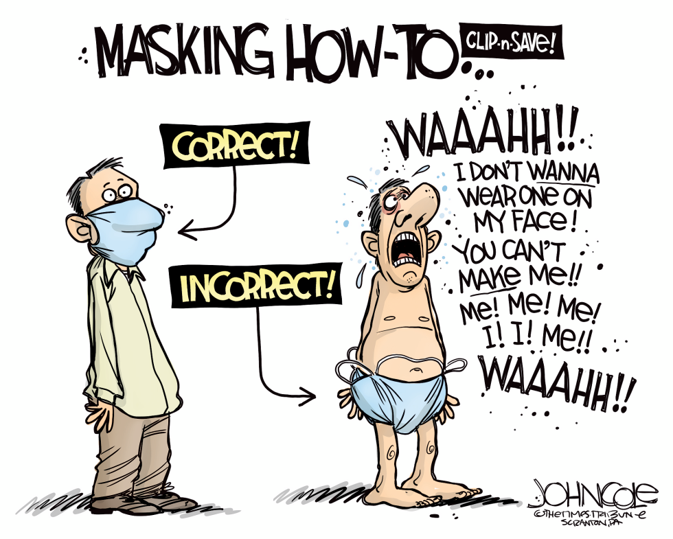 How to wear a mask