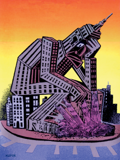 NYC MOURNING 9/11 by Peter Kuper
