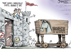 HORSE DE-WORMER by Joe Heller