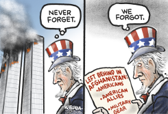 NEVER FORGET, WE FORGOT by Jeff Koterba