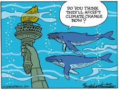 CLIMATE CHANGE DENIAL by Bob Englehart