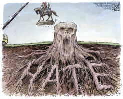 CONFEDERATE MONUMENTS by Adam Zyglis
