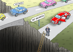 NOT VACCINATED CLIFF by Marian Kamensky