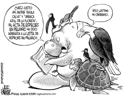 ACTA DE ESPECIES EN PELIGRO PUESTA EN PELIGRO by Jeff Parker