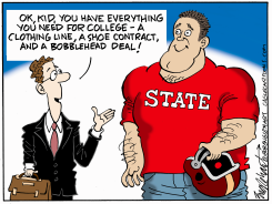 HIGHER ED, HIGHER PAYCHECK by Bob Englehart