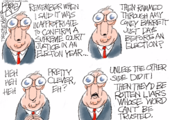 LIARS’ CLUB by Pat Bagley