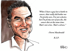 NORM MACDONALD RIP by Dave Whamond