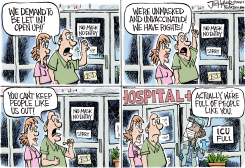 FULL HOSPITALS by Joe Heller