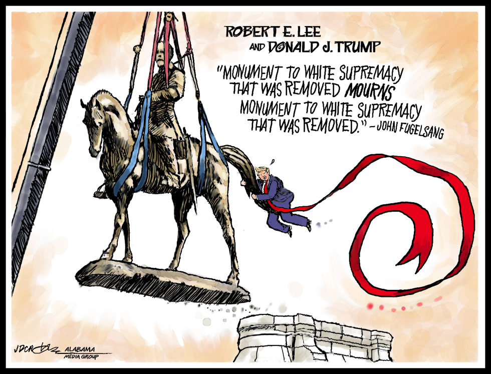 Robert E Lee and Donald J Trump