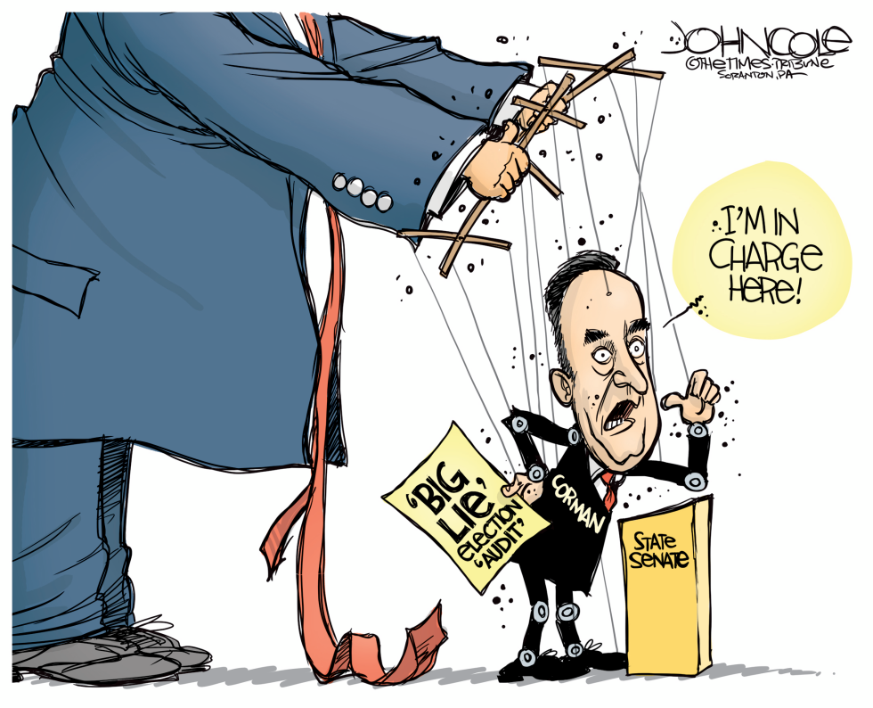 LOCAL PA - Corman and Trump 'audit'