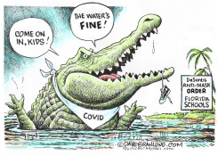 FLORIDA SCHOOLS ANTI-MASK ORDER by Dave Granlund