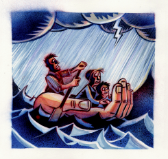 CLIMATE CHANGE FLOODING by Peter Kuper