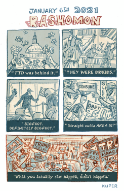 JANUARY 6 2021 INSURRECTION  by Peter Kuper