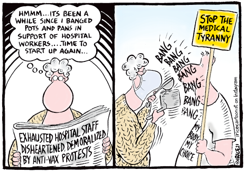 SUPPORTING HOSPITAL WORKERS by Ingrid Rice