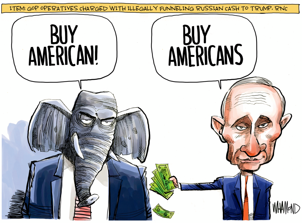 It's always Russia, Russia, Russia!