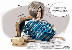 SPEAKER PELOSI STRUGGLES WITH DEMOCRATIC CAUCUS by R.J. Matson