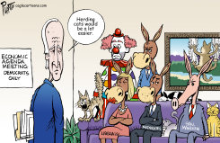 BIDEN'S PUSH by Bruce Plante
