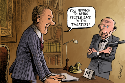 JAMES BOND IS BACK by Patrick Chappatte