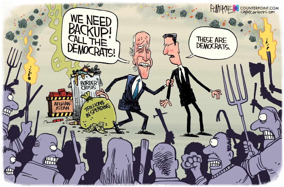 BIDEN AND THE ANGRY MOB