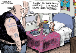 FACEBOOK BABYSITTER by Rivers