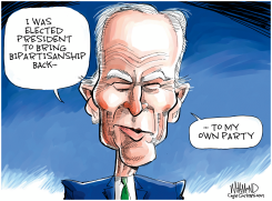 BIPARTISAN JOE by Dave Whamond