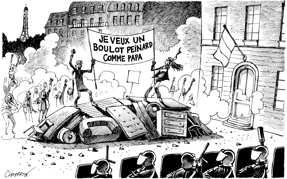 FRENCH YOUTH PROTESTS
