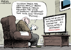 OBAMA BORDER by Rivers