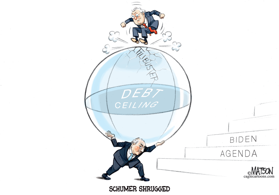 MCCONNELL FILIBUSTERS DEBT CEILING VOTE by R.J. Matson
