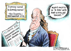 USPS DEJOY SLOWER MAIL by Dave Granlund