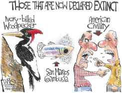 EXTINCTION OF CIVILITY by John Darkow