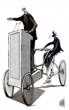 POLITICS AND ECONOMY by Angel Boligan