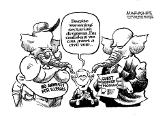 GOP CIVIL WAR ON IMMIGRATION by Jimmy Margulies