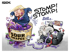 TRUMP STOMP by Steve Sack