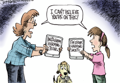 FACEBOOK AND INSTAGRAM by Joe Heller
