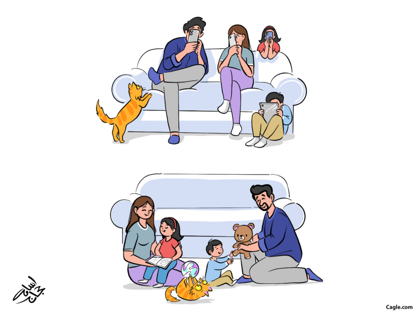 Family After Social Media Massive Outage