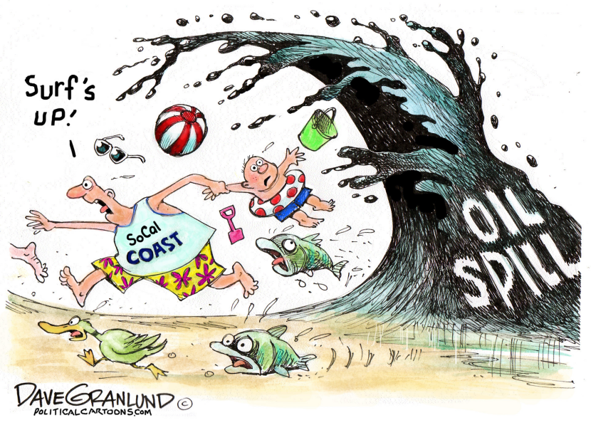 Southern Cal coastal spill