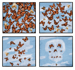 POLLINATORS DISAPPEARING by Peter Kuper