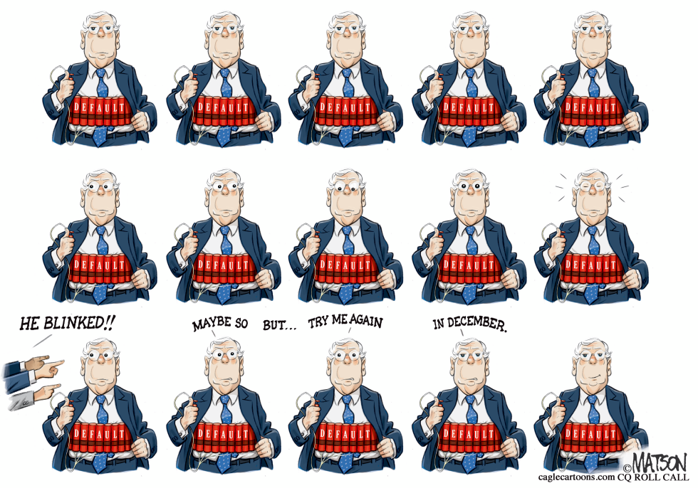 Mitch McConnell Blinks