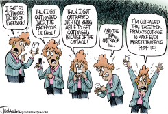FACEBOOK OUTRAGE  by Joe Heller