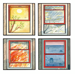 THE WINDOW TO ACT by Peter Kuper