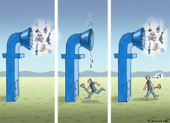 DRAIN CLEANER ZUCKERBERG by Marian Kamensky